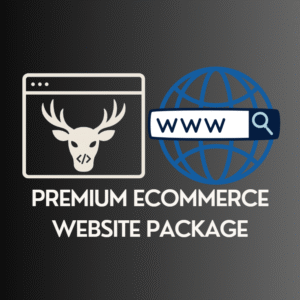 MooseWeb Design Professional Website Package icon – browser window, globe, and search bar