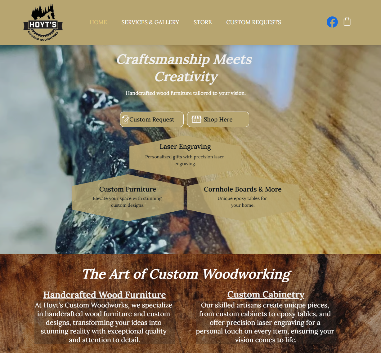 Hoyt's Custom Woodworks Homepage